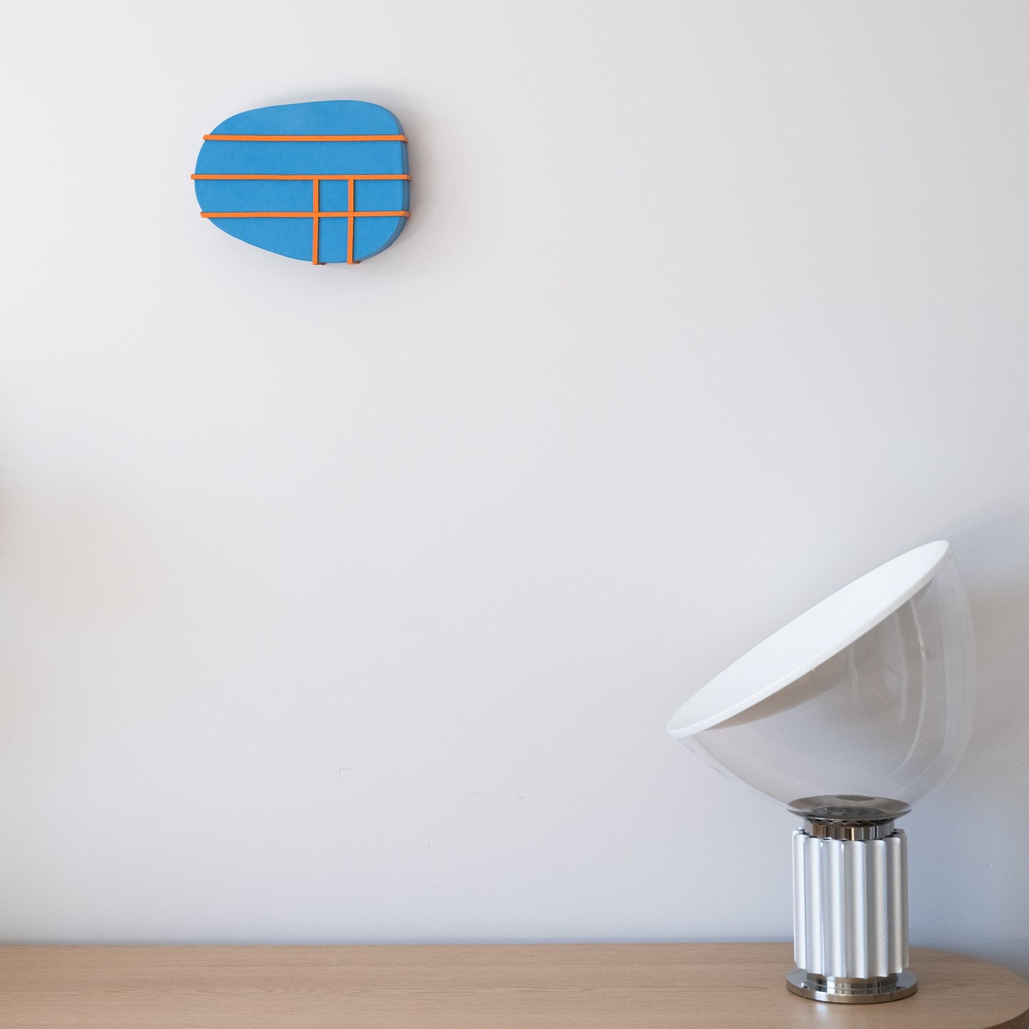 Blue & Orange Geometry Sculpture - Olshbau
