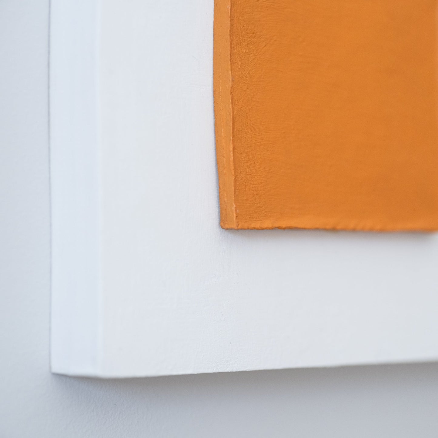 Four Squares in Exile – Textured Cardboard Wall Art on Plywood | Olshbau - Olshbau