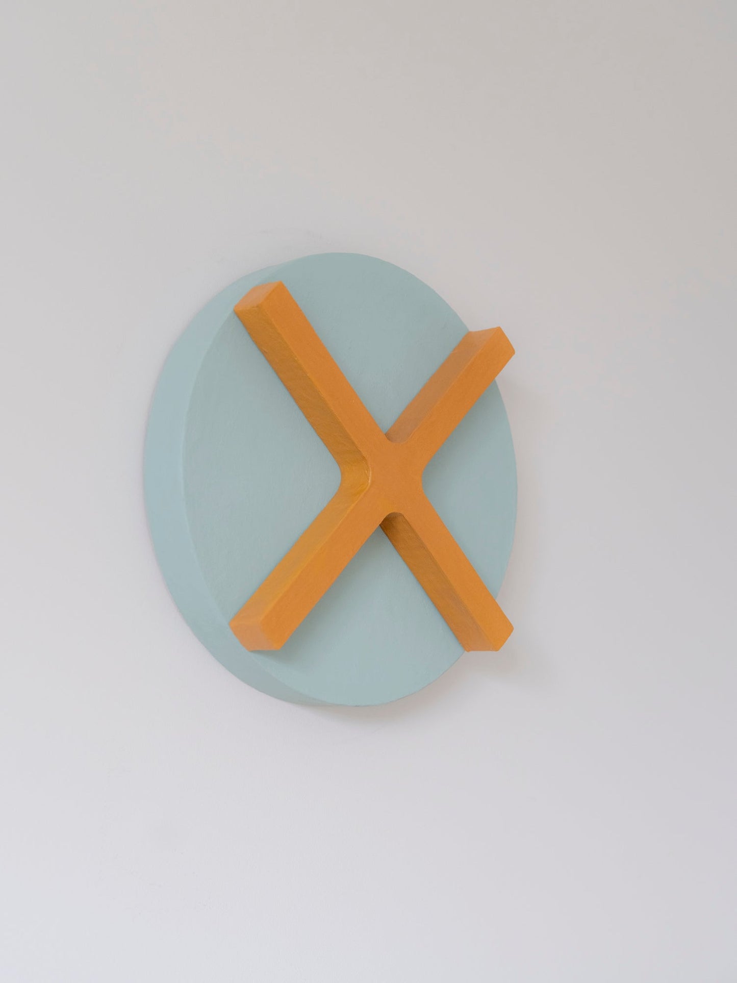 Round Cross – Geometric Wall Sculpture by Olshbau - Olshbau