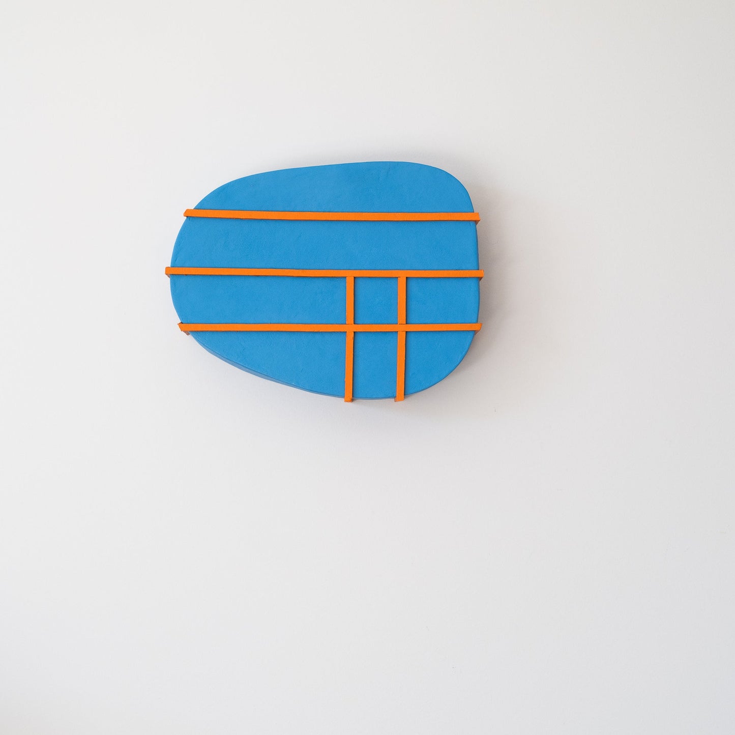 Blue & Orange Geometry Sculpture - Olshbau