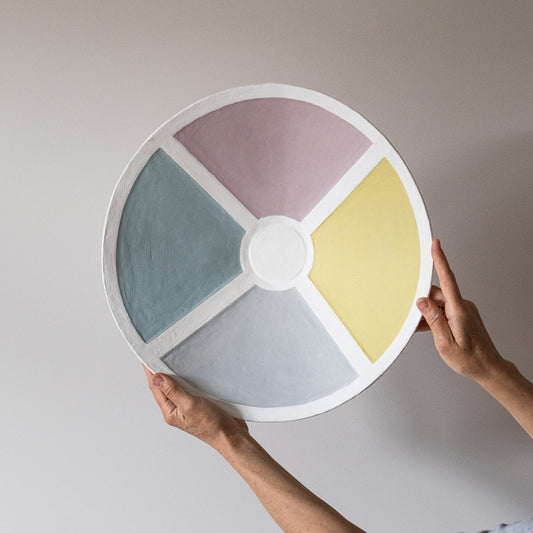 Morning Color Wheel – Cone Wall Sculpture by Olshbau - Olshbau