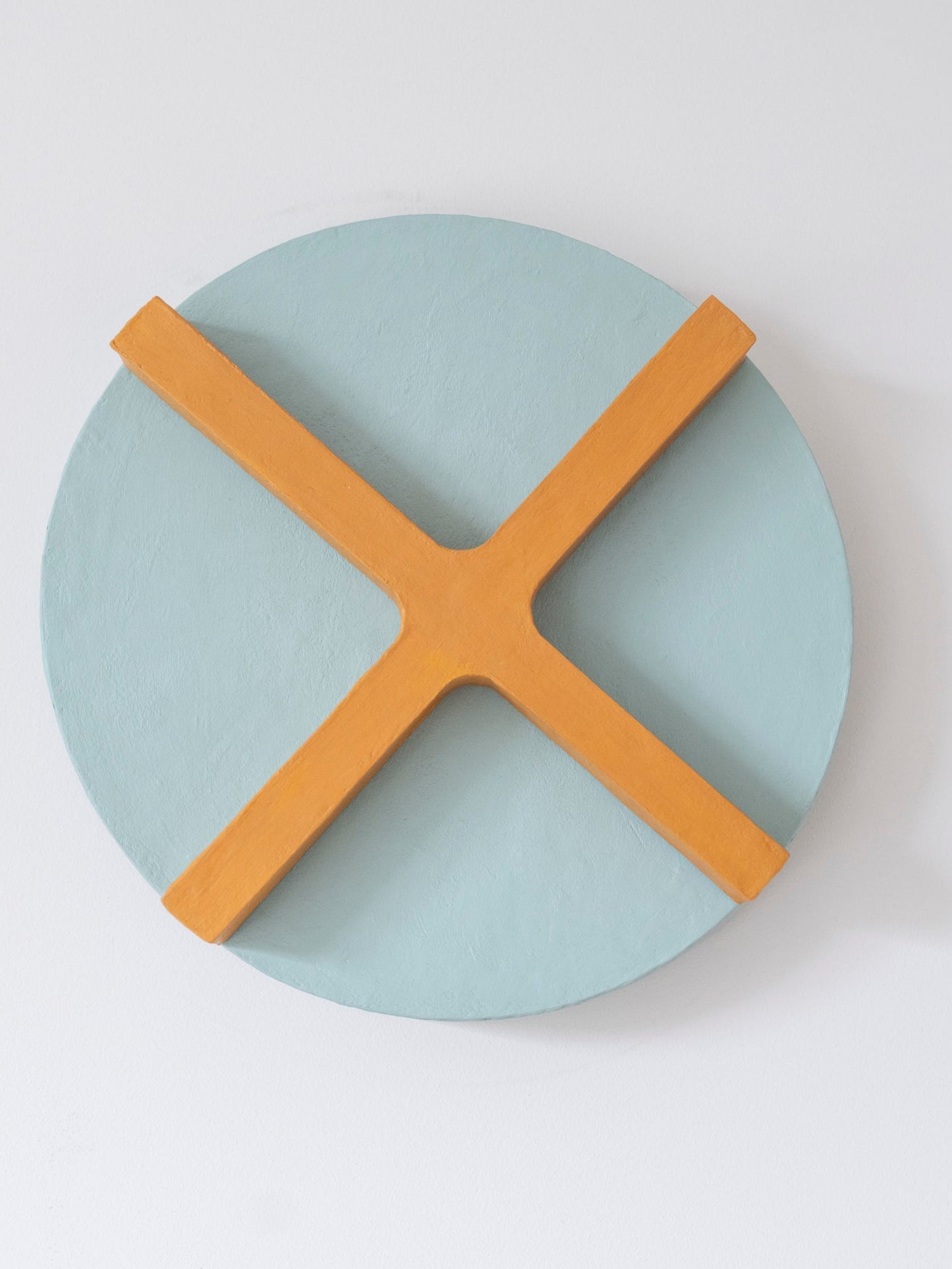 Round Cross – Geometric Wall Sculpture by Olshbau - Olshbau