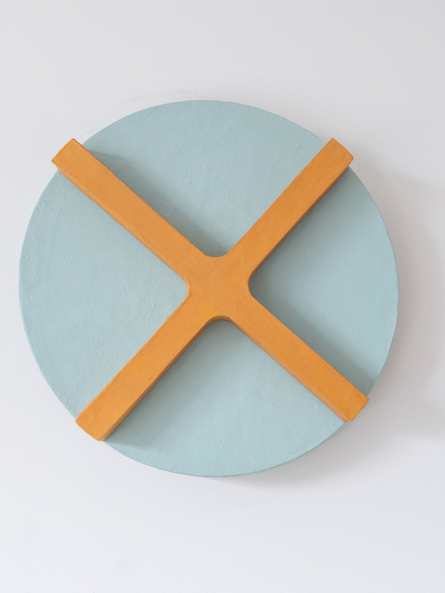 Round Cross – Geometric Wall Sculpture by Olshbau - Olshbau