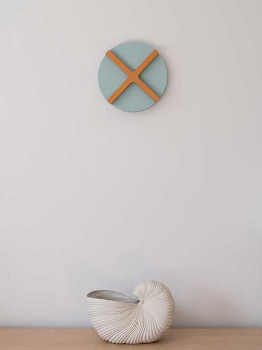 Round Cross – Geometric Wall Sculpture by Olshbau - Olshbau